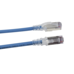 Patch Cord Siemon Blindado, F/UTP, 28 AWG, Ultradelgado, Categoría 6A, Azul, 3 metros - Imagen 3