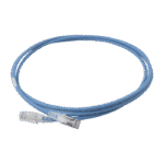 Patch Cord Siemon Blindado, F/UTP, 28 AWG, Ultradelgado, Categoría 6A, Azul, 2 metros