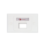 Faceplate Siemon MAX, Horizontal, Blanco, Dos Puertos
